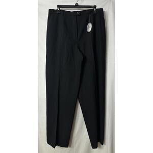 NWT Zanella Italy Jenna Womens Black‎ Wool Dress Pants Slacks Trousers Size 14